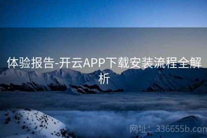 体验报告-开云APP下载安装流程全解析