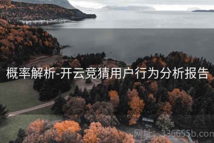 概率解析-开云竞猜用户行为分析报告