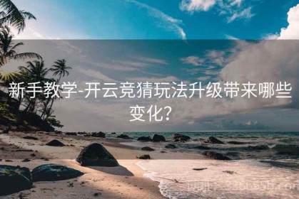 新手教学-开云竞猜玩法升级带来哪些变化？
