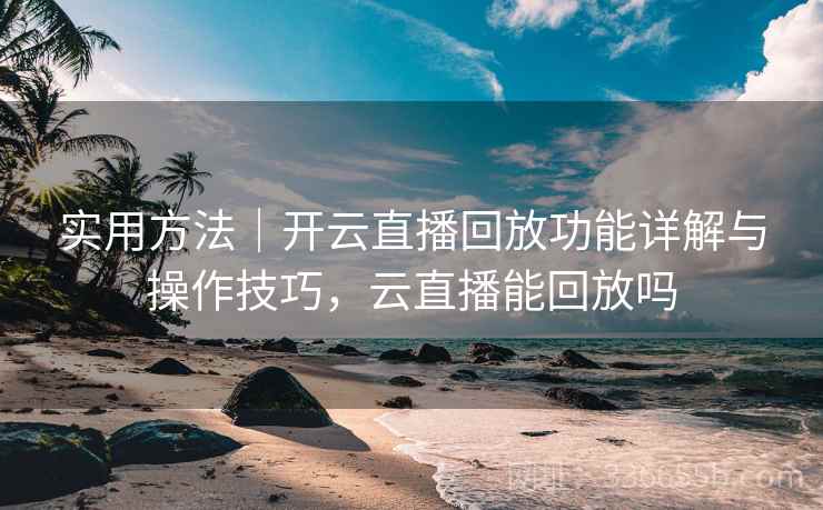 实用方法｜开云直播回放功能详解与操作技巧，云直播能回放吗