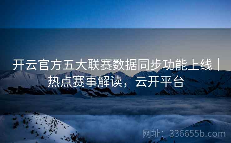 开云官方五大联赛数据同步功能上线｜热点赛事解读，云开平台