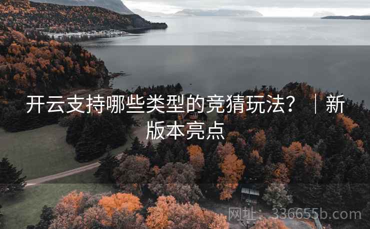 开云支持哪些类型的竞猜玩法？｜新版本亮点